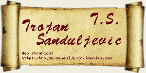 Trojan Sanduljević vizit kartica